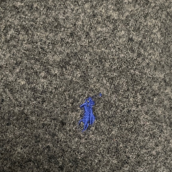 Polo by Ralph Lauren Women's Charcoal Wool V-Neck Sweater - Picture 3 of 7